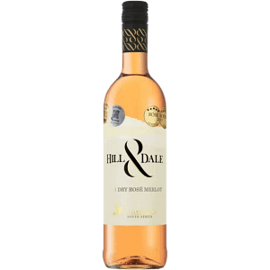 Hill & Dale Dry Rosé Merlot Red Wine Bottle 750ml